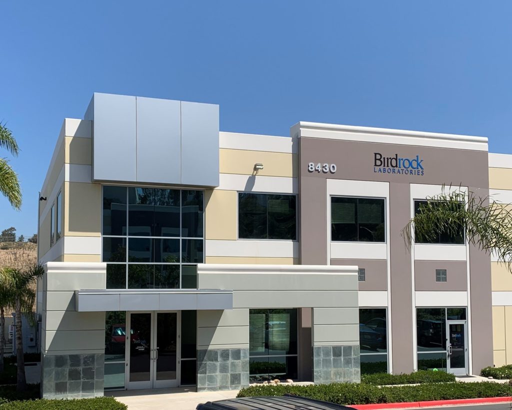Building photo of Birdrock Laboratories in San Diego, CA